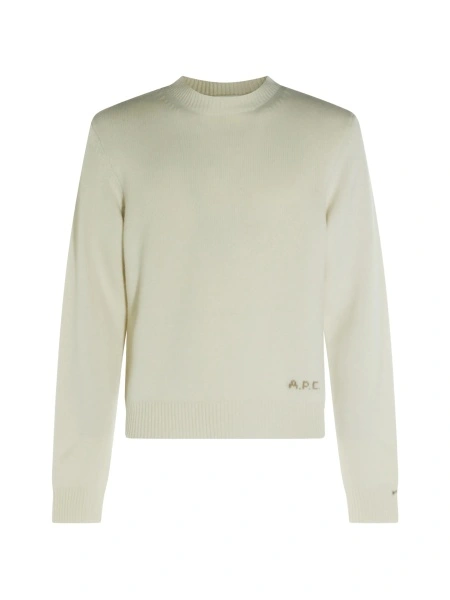Pulover A.P.C. alb