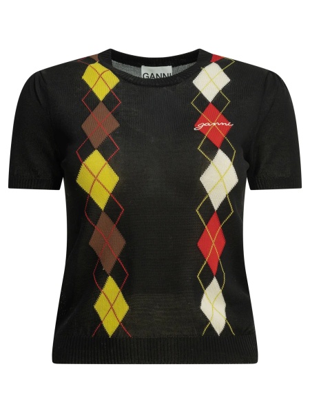 Pulover "Argyle" crewneck sweater