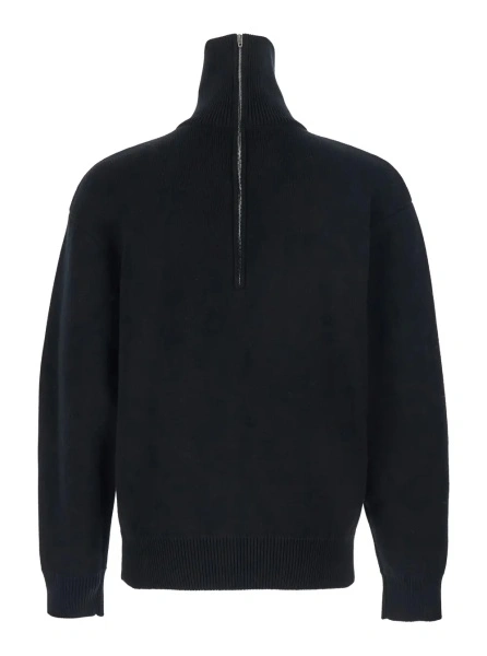 Pulover Balenciaga negru din bumbac