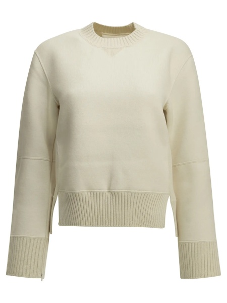 Pulover Crew-neck sweater made of a cotton-cashmere blend