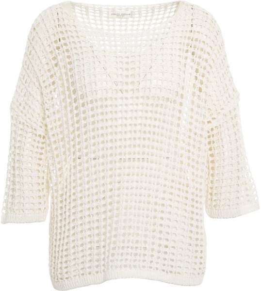 Pulover Crochet knit sweater