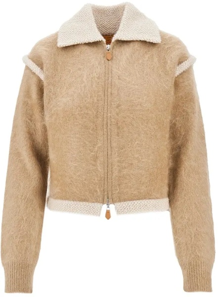 Pulover 'Grizzly Frankie' brushed knit jacket