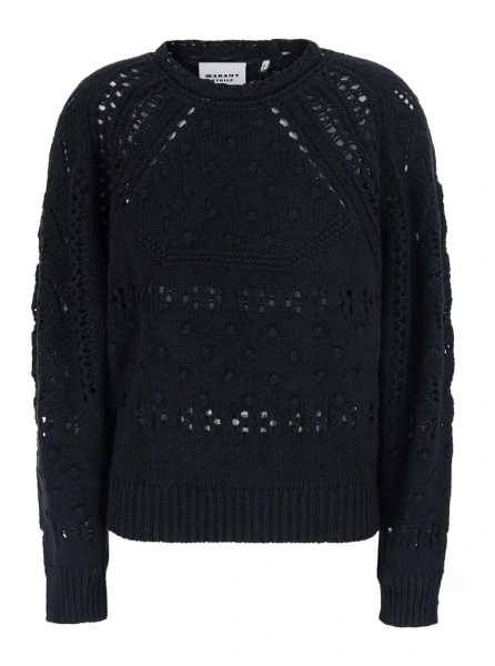 Pulover Isabel Marant negru din lana