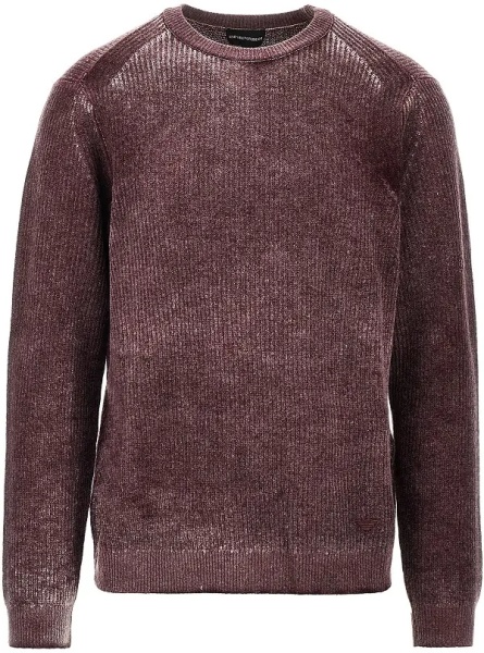 Pulover Knitted sweater with faded effect
