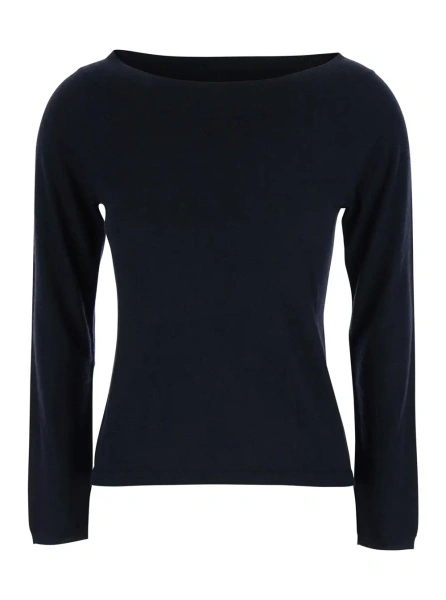 Pulover Max Mara albastru din casmir