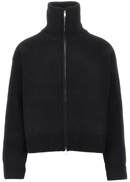 Pulover Merino wool full-zip cardigan