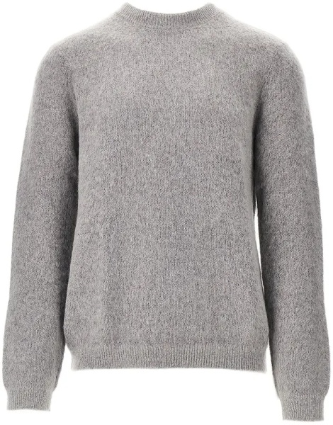 Pulover Mohair blend crewneck sweater