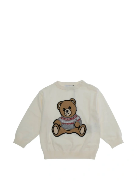 Pulover Moschino alb