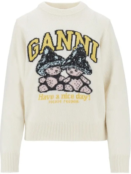 Pulover 'Mushroom Teddy' wool-blend sweater