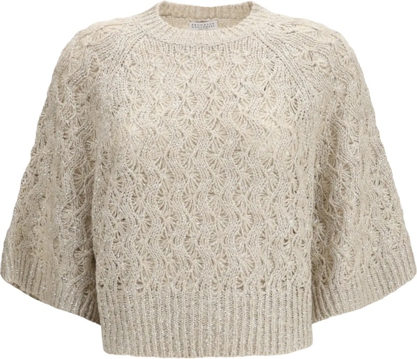 Pulover Open-knit construction Sweater