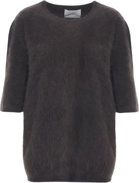 Pulover Short-sleeved cashmere sweater 'Maren'