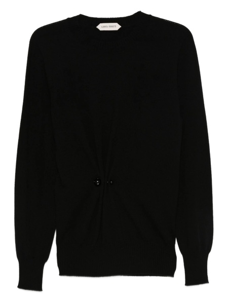 Pulover tricotat Alberta Ferretti negru