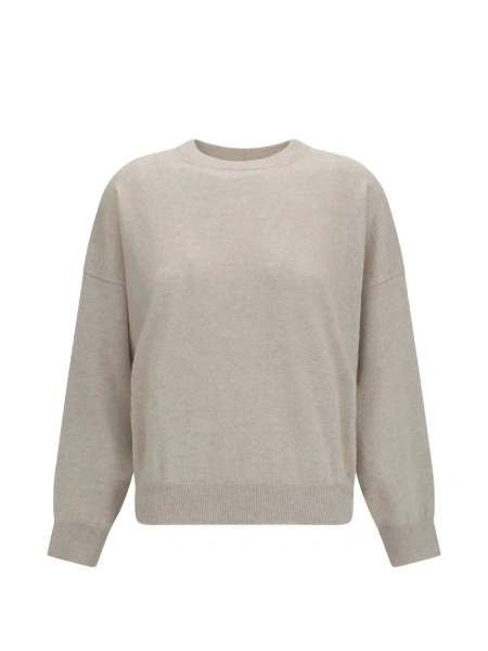 Pulover tricotat Brunello Cucinelli neutru