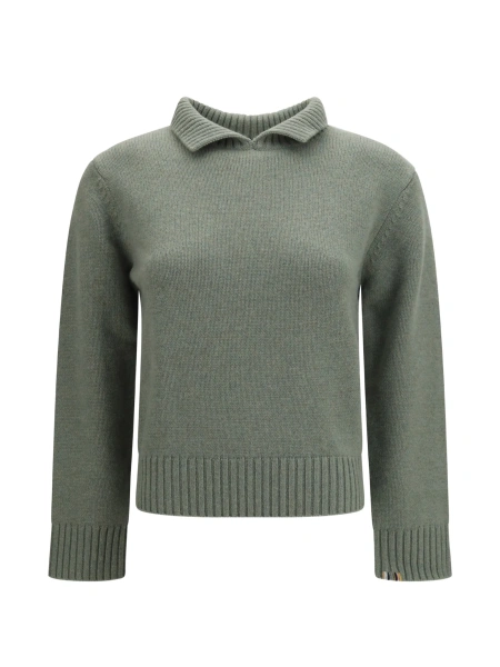 Pulover tricotat EXTREME CASHMERE verde