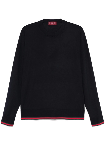 Pulover tricotat Gucci albastru