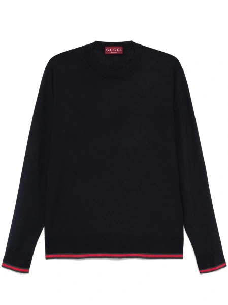 Pulover tricotat Gucci albastru