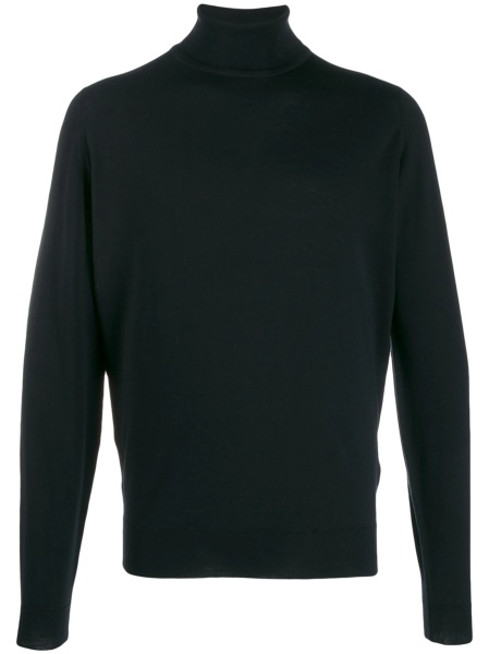 Pulover tricotat John Smedley negru