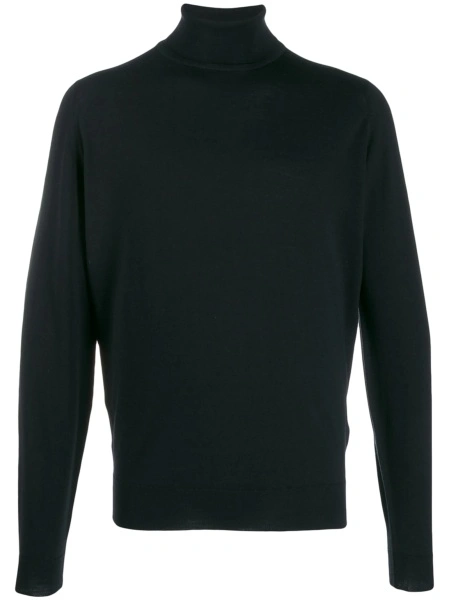 Pulover tricotat John Smedley negru