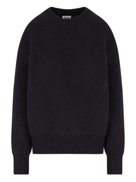 Pulover tricotat Saint Laurent albastru