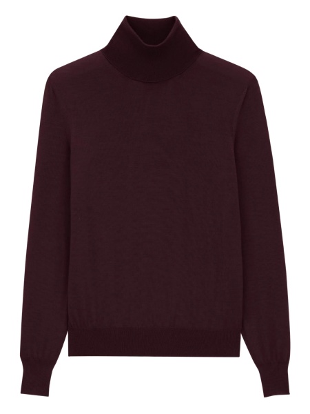Pulover tricotat Saint Laurent rosu