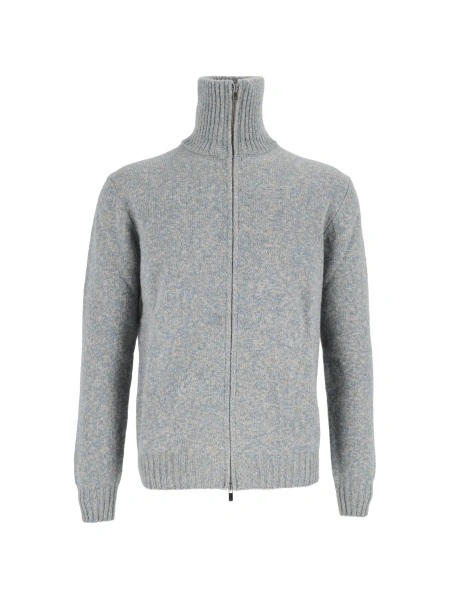 Pulover tricotat SETTE FILI CASHMERE gri