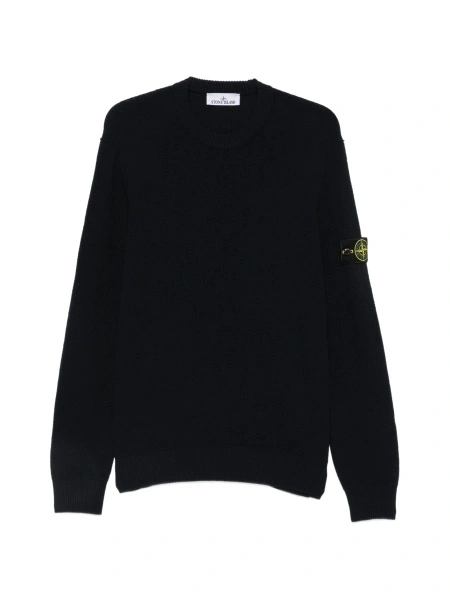 Pulover tricotat Stone Island albastru