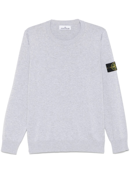 Pulover tricotat Stone Island gri
