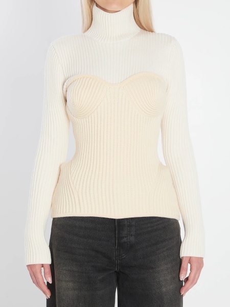 Pulovere Ribbed Knit Pullover