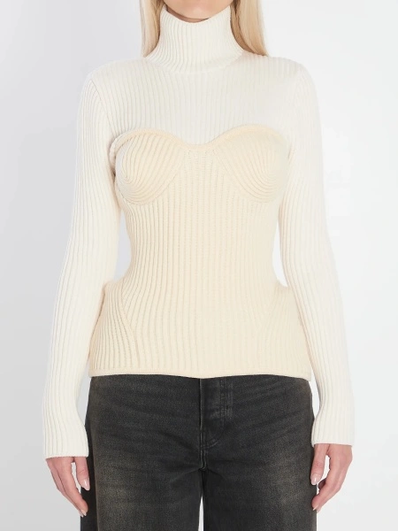 Pulovere Ribbed Knit Pullover