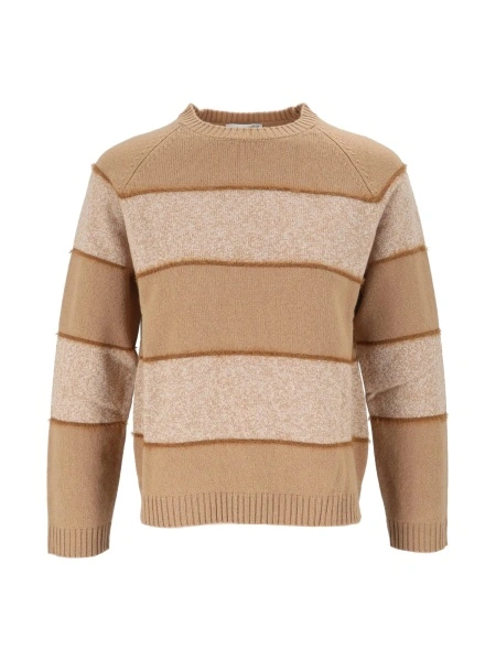 Pulovere STRIPED CREWNECK - V ARIEGATED YARN