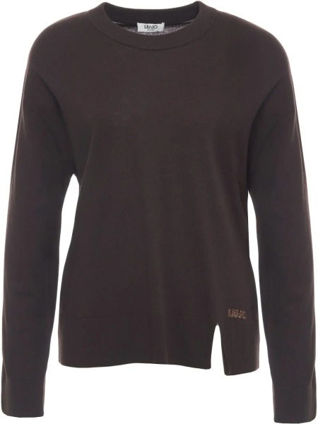 Pulovere Sweater with side slit