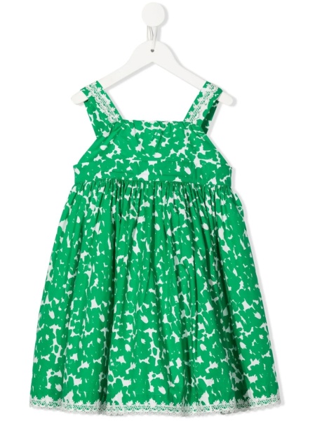 Rochie casual MIMISOL verde din bumbac
