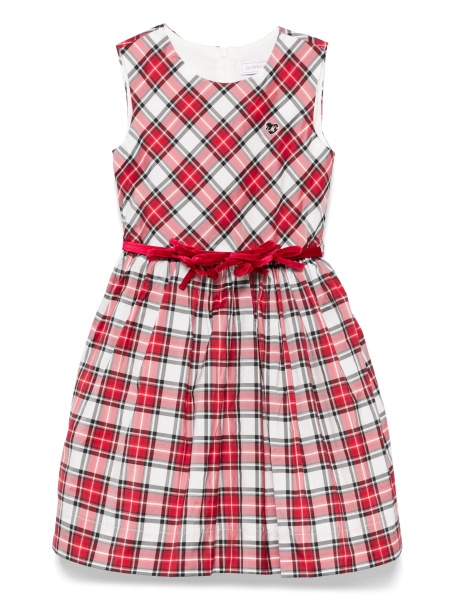 Rochie casual Monnalisa rosie din polyester