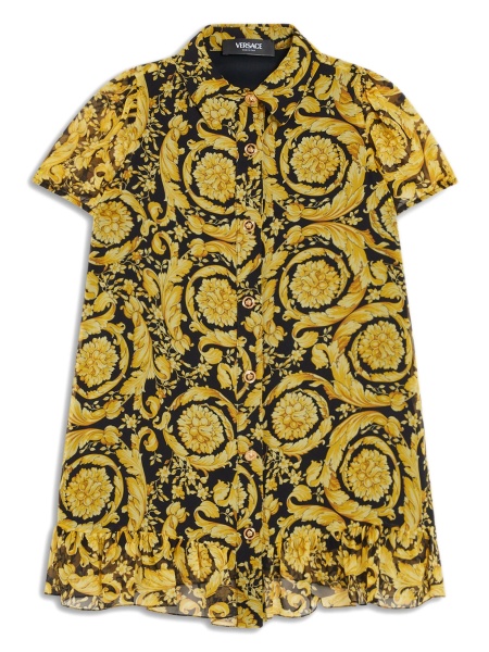 Rochie casual Versace neagra din matase