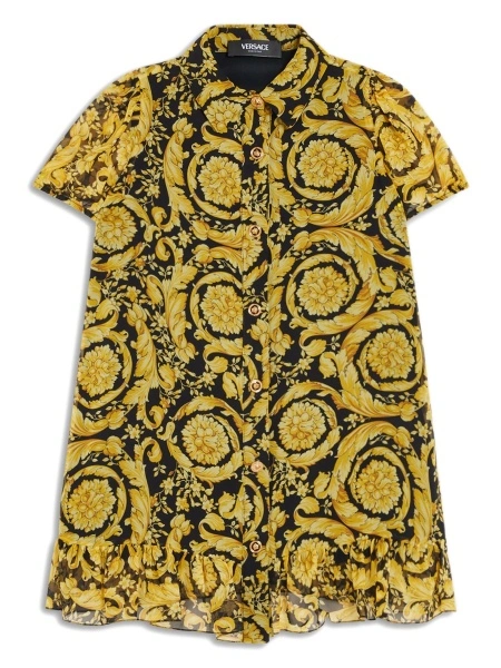 Rochie casual Versace neagra din matase