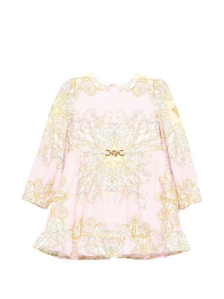 Rochie de eveniment Versace roz din bumbac