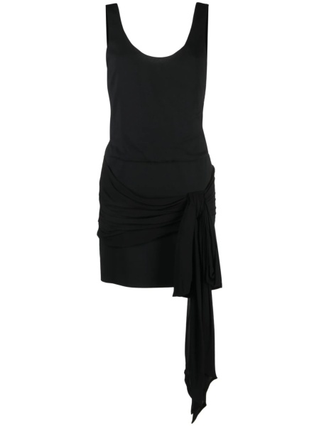 Rochie de ocazie Philosophy neagra din vascoza si spandex/elastan