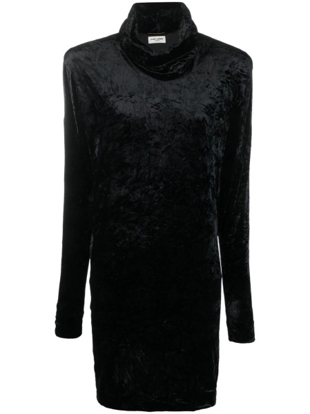Rochie de ocazie Saint Laurent neagra din polyester