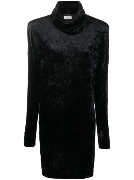 Rochie de ocazie Saint Laurent neagra din polyester