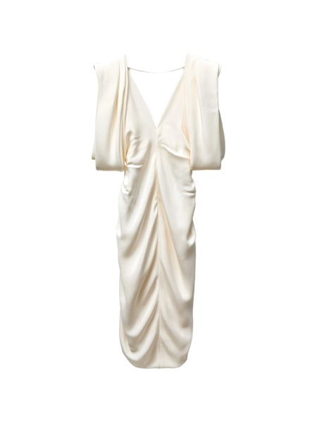 Rochie de ocazie Versace alba din matase