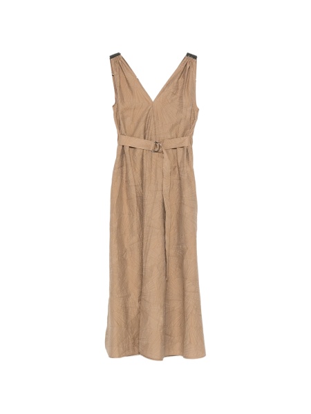 Rochie de zi Brunello Cucinelli maro