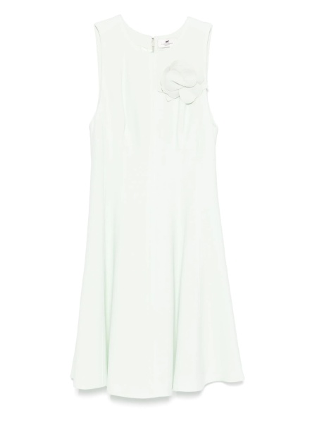 Rochie de zi Elisabetta Franchi verde din acetat si vascoza