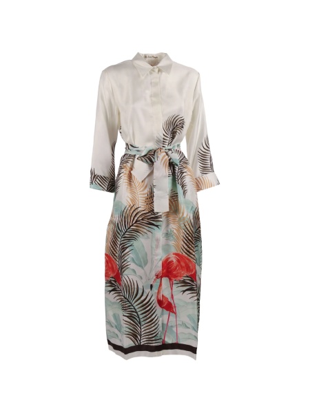 Rochie de zi LE SARTE PETTEGOLE alba