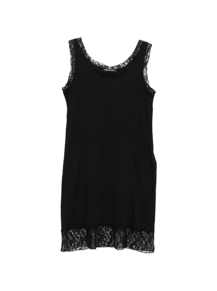 Rochie de zi OUR LEGACY neagra din bumbac