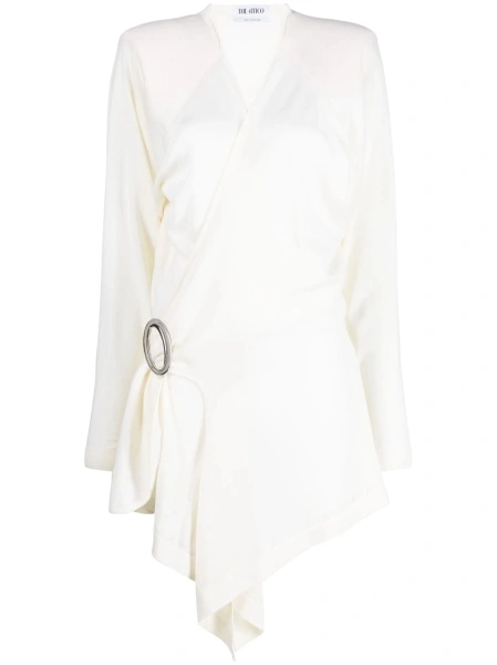 Rochie de zi THE ATTICO neutra din lana