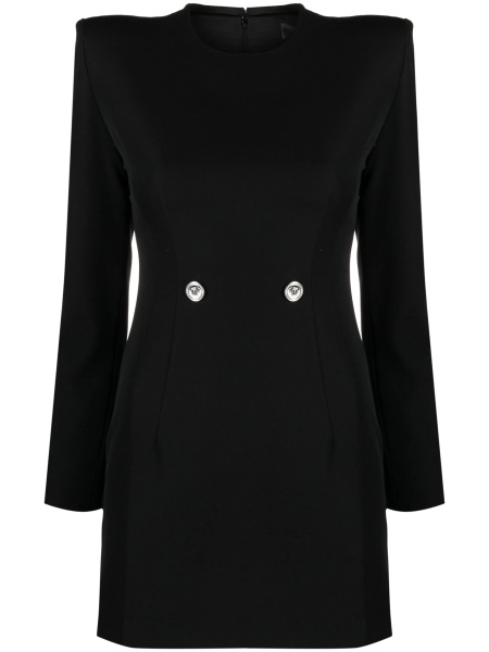 Rochie de zi Versace neagra din lana
