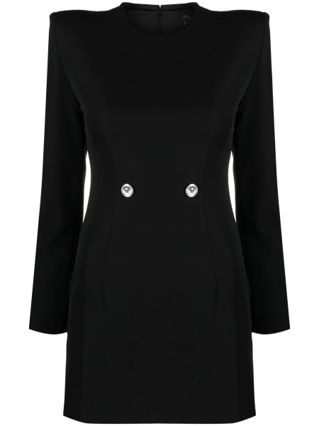 Rochie de zi Versace neagra din lana