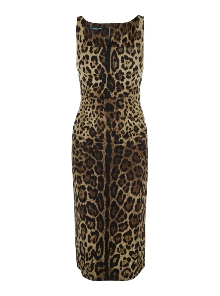 Rochie Dolce & Gabbana maro din matase