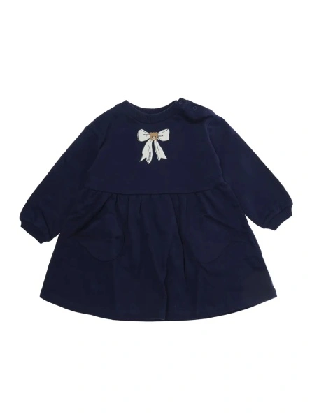 Rochie MoschinoS albastra din bumbac