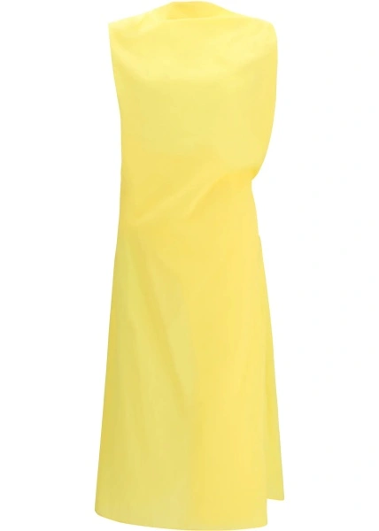 Rochii Drapped midi Dress